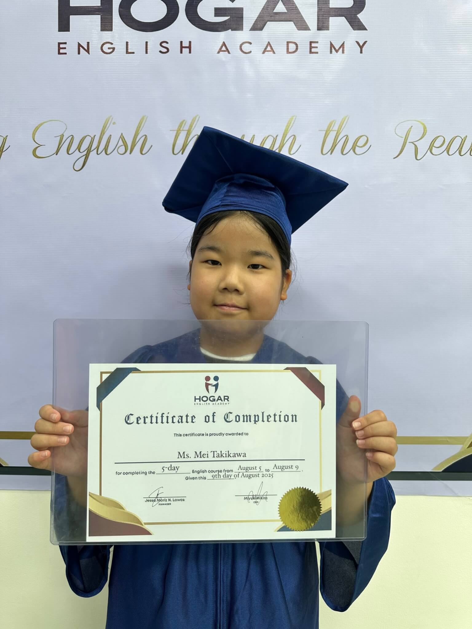 M.Tさん小学6年生<br><br> 孤児院訪問、その他異文化体験